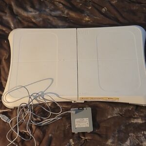 Wii Fit Balance Board with Charger - White